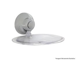 Saboneteira Parede Abs/Aluminio Design Cromado Saboneteira Parede Abs/Aluminio Design Cromado