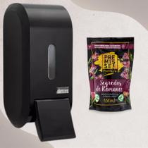 Saboneteira Premisse Preta + Sabonete Premisse 450 Ml
