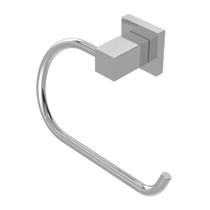 Saboneteira Quadrada SQUARE Cromada Luxo Vidro Temperado 8mm