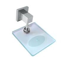 Saboneteira Quadrus Polida Com Vidro Incolor Saboneteira Quadrus Polida Com Vidro Incolor