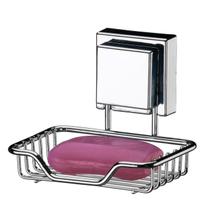 Saboneteira Suporte Porta Sabonete Em Barra Com Ventosa Banheiro Lavabo Aço Inox - 7003 Future