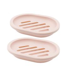 Saboneteira Topsky, pacote com 2 saboneteiras, drene, plástico, rosa Saboneteira Topsky, pacote com 2 saboneteiras, drene, plástico, rosa