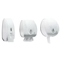 Saboneteira Velox + Porta Rolão Velox + Porta Papel Toalha Velox