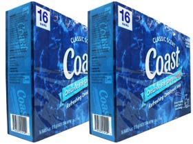 Sabonetes Coast Classic Pacific Force Scent, pacote 16x2