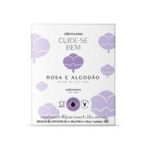 Sabonetes Cuide-se Bem Rosa E Algodão 4x80g Cada Oboticário Perfumado - Oboticario