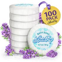Sabonetes de hotel LavaPop Iris, Violet & Amber, 20 ml, pacote com 100