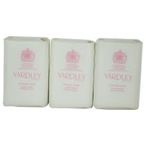 Sabonetes de luxo Yardley English Rose 3 x 3,5 oz cada (novo pacote)