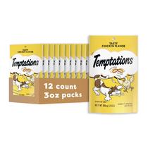 Sabor clássico de frango Cat Treats Temptations 85g x12