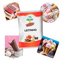 Saborizante em Pó Para Sorvetes Leitinho Du Porto 1kg - Geladinhos, Picolés e Gelados Comestíveis
