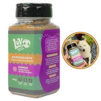 Saborizante Natural para Cachorros e Gatos Porco - Pulmão suíno, alho e gengibre 60g Luv Petiscos