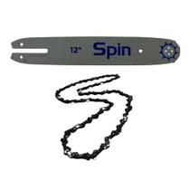 Sabre 12 + Corrente Serra Para Motosserra Stihl Ms 170 180