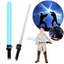 Sabre Luz Guerreiro Jedi Espada Star War Retrátil C/ Som Luz Sabre Luz Guerreiro Jedi Espada Star War Retrátil C/ Som Luz