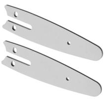 Sabre Placa Guia Kit 2 Uni Para Mini Motosserra 4 Polegada Reposiçao Ferramenta Jardinagem Podaçao