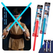 Sabre Star Wars Sabre Espacial+pilhas C/ Luz E Som Azul Sabre Star Wars Sabre Espacial+pilhas C/ Luz E Som Azul