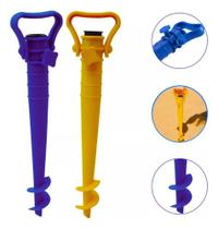 Saca Areia Âncora Suporte Guarda Sol Furador Praia Verão Mor