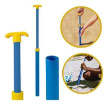 Saca Areia De Pressão Puxador Praia Sugador Guarda-sol