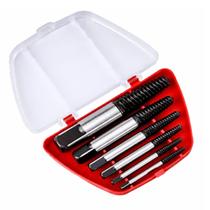 Saca Extrator Parafuso em Aço Quebrado Espanado Remover 6pçs com Maleta Saca Extrator Parafuso em Aço Quebrado Espanado Remover 6pçs com Maleta