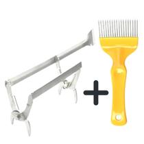 Saca Quadros com Formão e Garfo de tirar mel de abelha apis