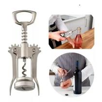Saca Rolha Abridor de Vinho Metálico Com Alavanca Saca Rolha Abridor de Vinho Metálico Com Alavanca