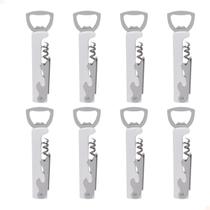 Saca Rolha Abridor Lata De Vinho Inox Reforçado Kit 10