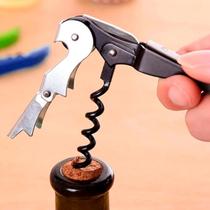 Saca Rolha Abridor Lata de Vinho Inox Reforçado