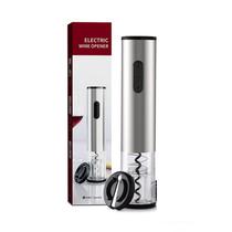 Saca Rolha Elétrico Inox Luxo Abridor De Garrafa De Vinho