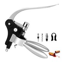 Saca-rolhas abridor de garrafas de vinho de coelho conjunto saca-rolhas kit abridor de vinho de coelho com cortador de folha de vinho