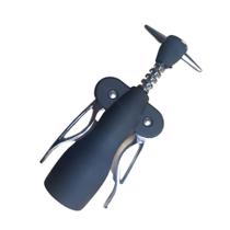 Saca Rolhas Abridor Garrafa De Vinho Profissional Preto