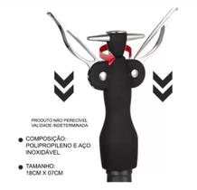 Saca Rolhas Abridor Vinho Emborrachado Presente Na Caixa