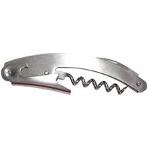 Saca Rolhas Aço Inox 3 em 1 Abridor Garrafa e Corta Lacre Saca Rolhas Aço Inox 3 em 1 Abridor Garrafa e Corta Lacre