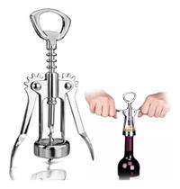 Saca Rolhas Borboleta Abridor Garrafa Vinho Reforçado Inox Saca Rolhas Borboleta Abridor Garrafa Vinho Reforçado Inox