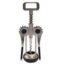 Saca Rolhas Com Abridor De Garrafas Em Metal Profissional