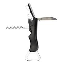 Saca-rolhas com abridor hauskraft aço inoxidavel