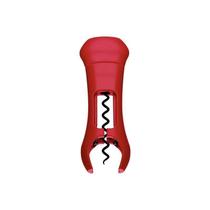 Saca Rolhas com Corta Lacres Tramontina Harmoniza com Corpo em ABS e Espiral de Aço com Revestimento Saca Rolhas com Corta Lacres Tramontina Harmoniza com Corpo em ABS e Espiral de Aço com Revestimento
