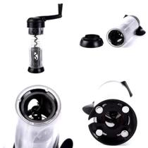 Saca Rolhas Elétrico Aço Inox Abre Vinhos Com Facilidade Saca Rolhas Elétrico Aço Inox Abre Vinhos Com Facilidade