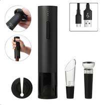 Saca rolhas elétrico compacto para vinhos