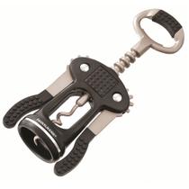 Saca rolhas preto e prata emborrachado Saca rolhas preto e prata emborrachado