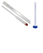 Sacarímetro De Brix 0a30 + Proveta Ideal Para Produção de Cachaça