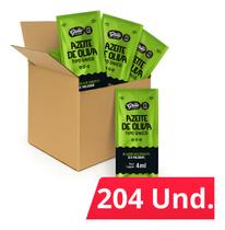 Sachê Azeite Oliva Tipo Único 4ml Caixa Com 204 Unidades Para Delivery e Restaurantes