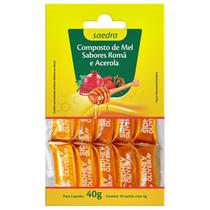 Sachê Composto de Mel Sabores Romã e Acerola 40g Saedra