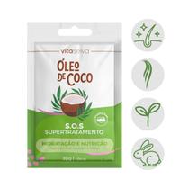 Sache Creme Oleoso Hidratação Óleo de Coco Vita Seiva