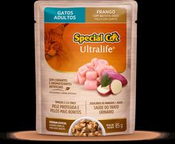 Sachê de ração úmida Special Cat adultos sabor frango