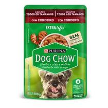 Sache dog chow adulto tds/tamanhos cordeiro 100g