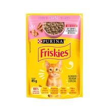Sachê Friskies Filhote Carne ao Molho 85g Purina - Caixa Fechada com 15 Unidades - Alimento Úmido para Gatos Adultos Sachê Friskies Filhote Carne ao Molho 85g Purina - Caixa Fechada com 15 Unidades - Alimento Úmido para Gatos Adultos