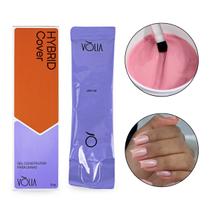 Sachê Gel Hybrid Cover Alongamento de Unhas LEDUV 34g Vòlia Manicure Nail Art Nail Designer Profissional Unha de Gel Sachê Gel Hybrid Cover Alongamento de Unhas LEDUV 34g Vòlia Manicure Nail Art Nail Designer Profissional Unha de Gel