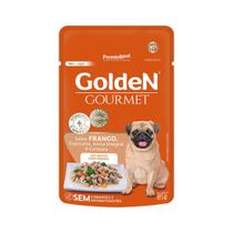 Sachê Golden Gourmet Cães Adultos Pequeno sabor Frango 85 g