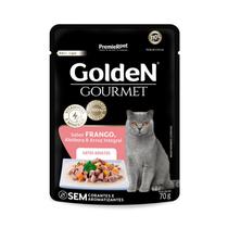 Sachê Golden Gourmet Para Gatos Adultos Sabor Frango - 70g