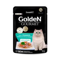 Sachê Golden Gourmet Para Gatos Castrados Sabor Frango - 70g