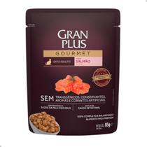 Sachê GranPlus Gourmet Gato Adulto Salmão Cx 18 Sachês 85g