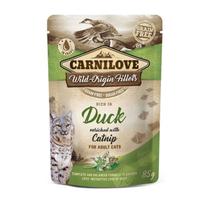 Sachê Natural Carnilove Premium Pato enriquecido com Catnip Para Gatos Sachê Natural Carnilove Premium Pato enriquecido com Catnip Para Gatos